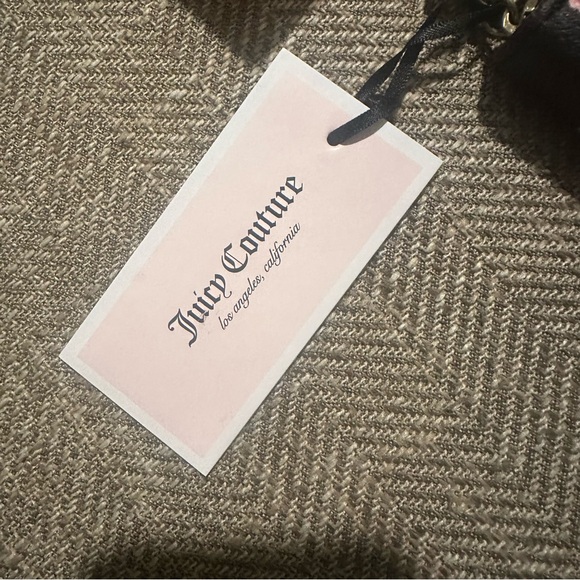 Juicy Couture Varsity Blooms Wallet in Black and Pink Rose Print • 4.25x8x1” - Picture 5 of 9